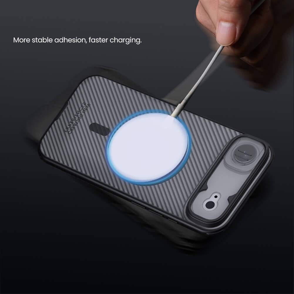 Чехол-крышка NILLKIN для Apple iPhone Air (iPhone 17 Air 6.6) (2025) (серия CamShield Pro Magnetic case Clear version)